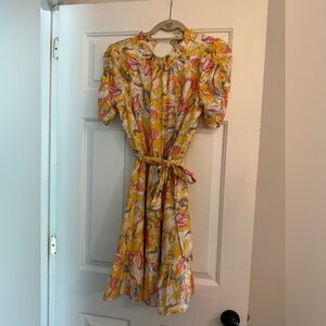 THML Yellow Floral Dress